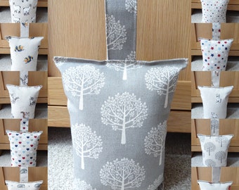 Doorstop Filled / Unfilled Home Decor Gift Fabric Door Stopper Handmade Linen Look Door Stop