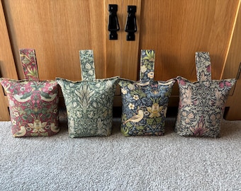 William Morris Doorstop Filled / Unfilled Home Decor Gift Fabric Door Stopper Handmade Door Stop