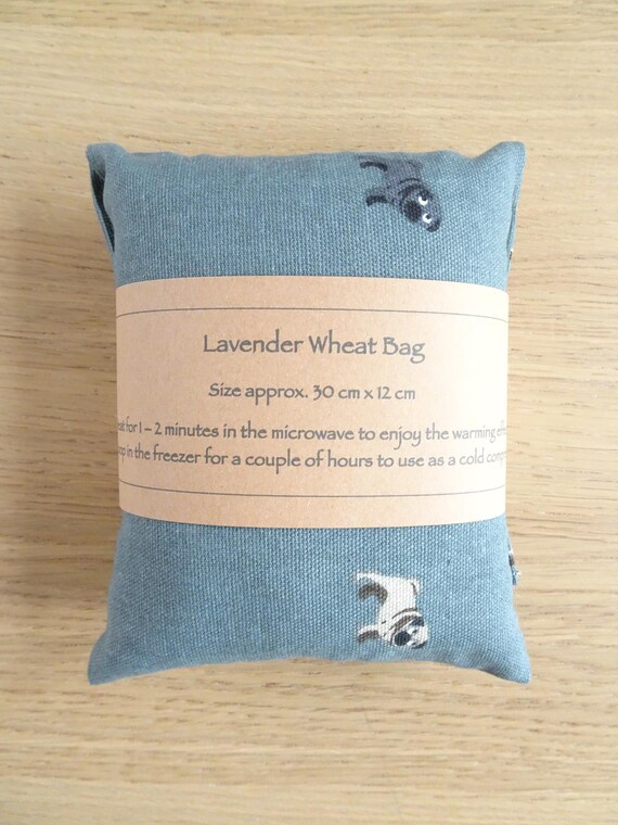Pug Lavender Wheat Bag Heat Pack Microwave Freezer Cold Compress Handmade  Wellness Gift Heat Therapy Sophie Allport