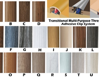 900x40mm Threshold Door Bar Transitional EasyClip Suit All Floor Types