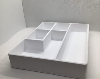 Opbergvak voor nailart | Nagelgereedschaphouder met meerdere compartimenten | Nail Tech bureau-organizer | Nagelborstel en strassteenopslag