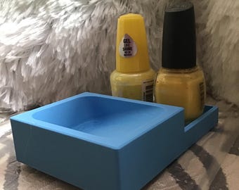 Nail Dip Powder Tray | Compact Acrylic Powder Container for Dipping or Brush Work | DIY Nail Art Organizer