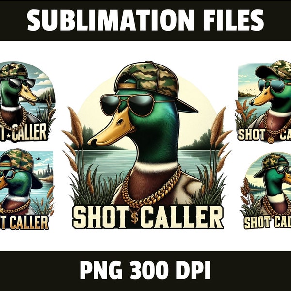 Duck hunting png | duck hunting sublimation | duck hunting shirt design transparent background download print file | Shot Caller png images