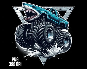 Monster PNG For Kids, Megalodon Monster Truck PNG, Max D Monster Truck PNG, Monster Truck Png For Boys, Monster Truck Png For Toddlers