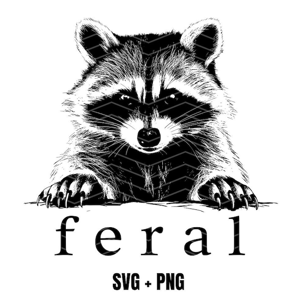 Feral raccoon png digital downlo kids feral png kids raccoon png feral shirt feral sweatshirt raccoon shirt png funny png funny kids png svg