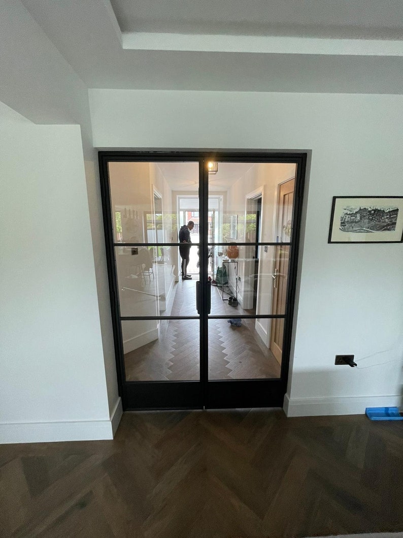 Steel Crittall Style Internal Doors Etsy steel-crittall-style-internal-doors-etsy