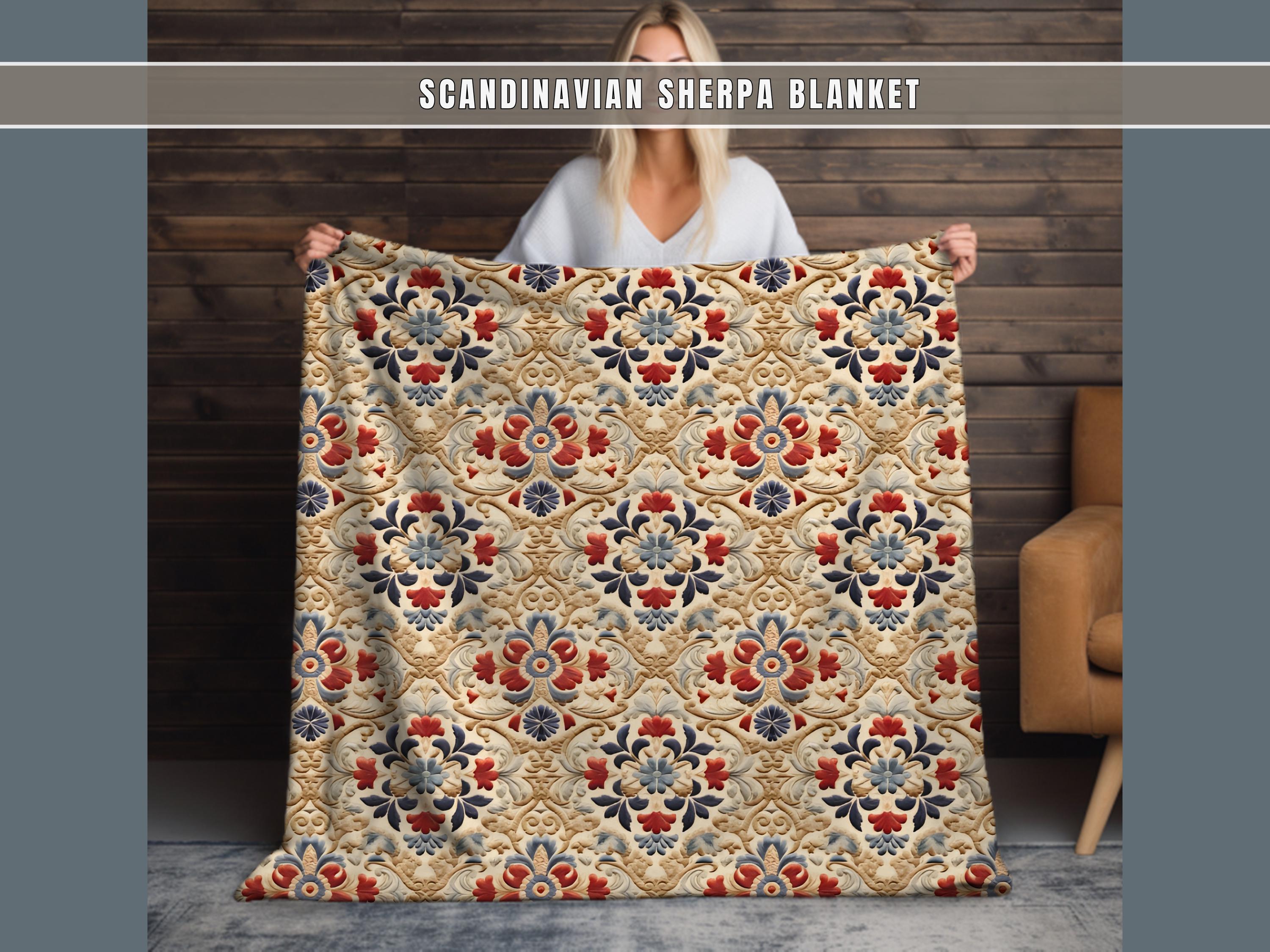 Vintage Nordic Blanket - Etsy