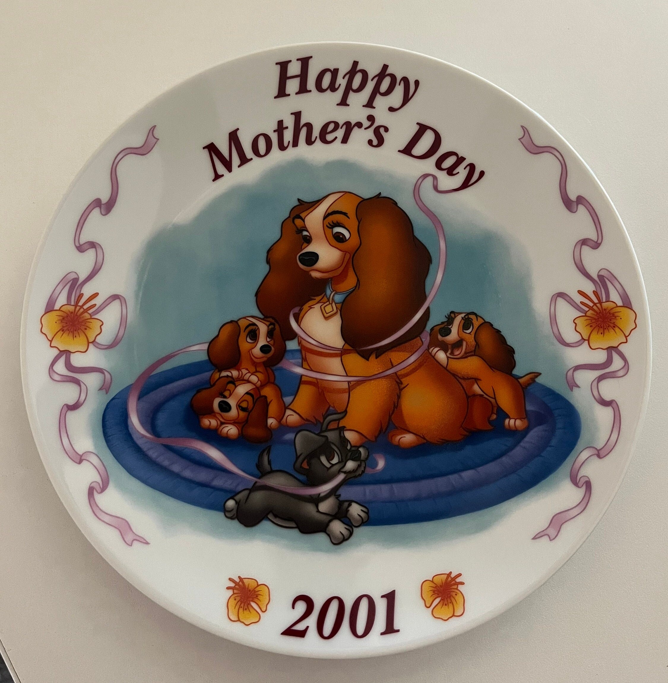 LADY AND THE TRAMP ディズニー皿シリアルナンバー入り