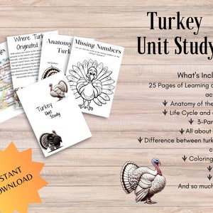 Turkey Unit Study | INSTANT DOWNLOAD