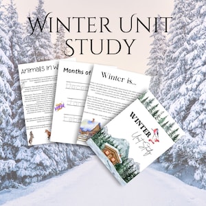 Studium jednostki zimowej | Poranny koszyk | Charlotte Mason | Materiały do nauki w domu | Herbatka poetycka | Studium jednostki bożonarodzeniowej | Sztuki piękne