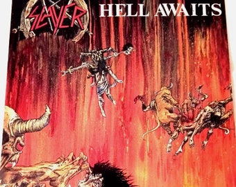 Vintage - Slayer Hell Awaits LP 1985 Roadrunner Records – RR 9795 Netherlands