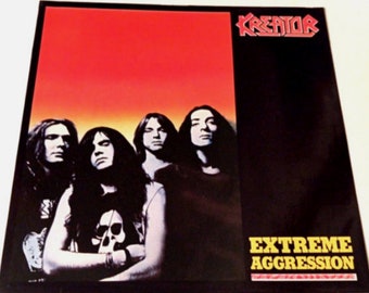 Kreator - Extreme Aggression LP 1989 Noise International N 0129-1 VG+ DE