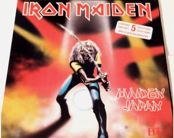 Iron Maiden ~ MAIDEN JAPAN mini 12" EP (1981) Emi Records Canada