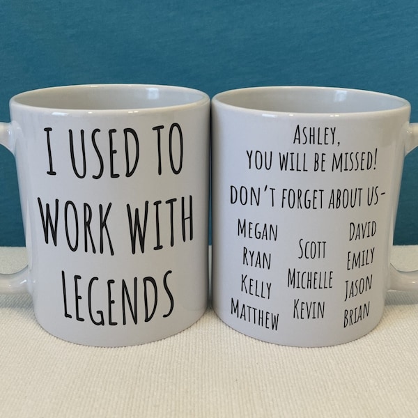 Funny Coworker Leaving Mug: Retirement, Farewell Gift