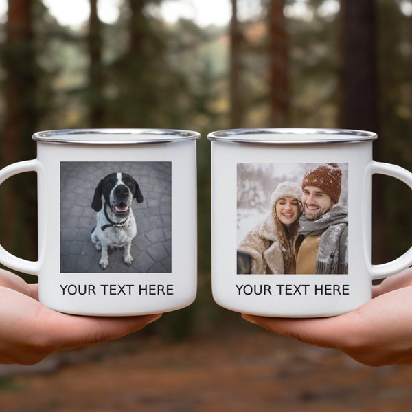 Custom Camping Mug with Photo, Camping Mug Personalized, Custom Camp Mug, Camping Mug with Picture, Camper Mug Photo, Personalized Camp Mug.