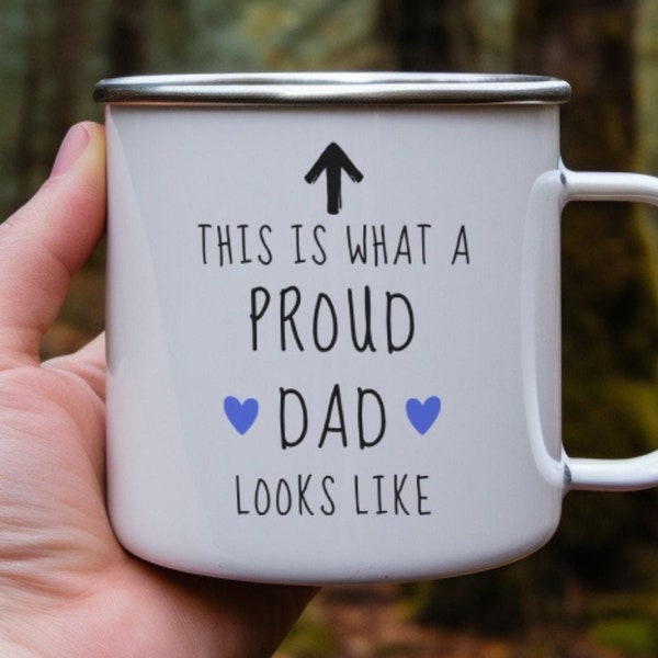 Personalized Camp Mug for A Proud Dad, Birthday Present for Father, Cup for an Amazing Papa, Unique Fathers Day Idea, Gift for Grandpa.