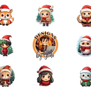 Kerststickers