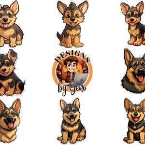 German Shepherd Stickers