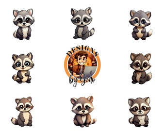 Raccoon Stickers