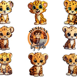 Leopard Stickers