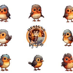 Adesivos Bebê Robin