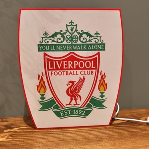 Liverpool FC Light Box LFC Bedside Light USB Night Light