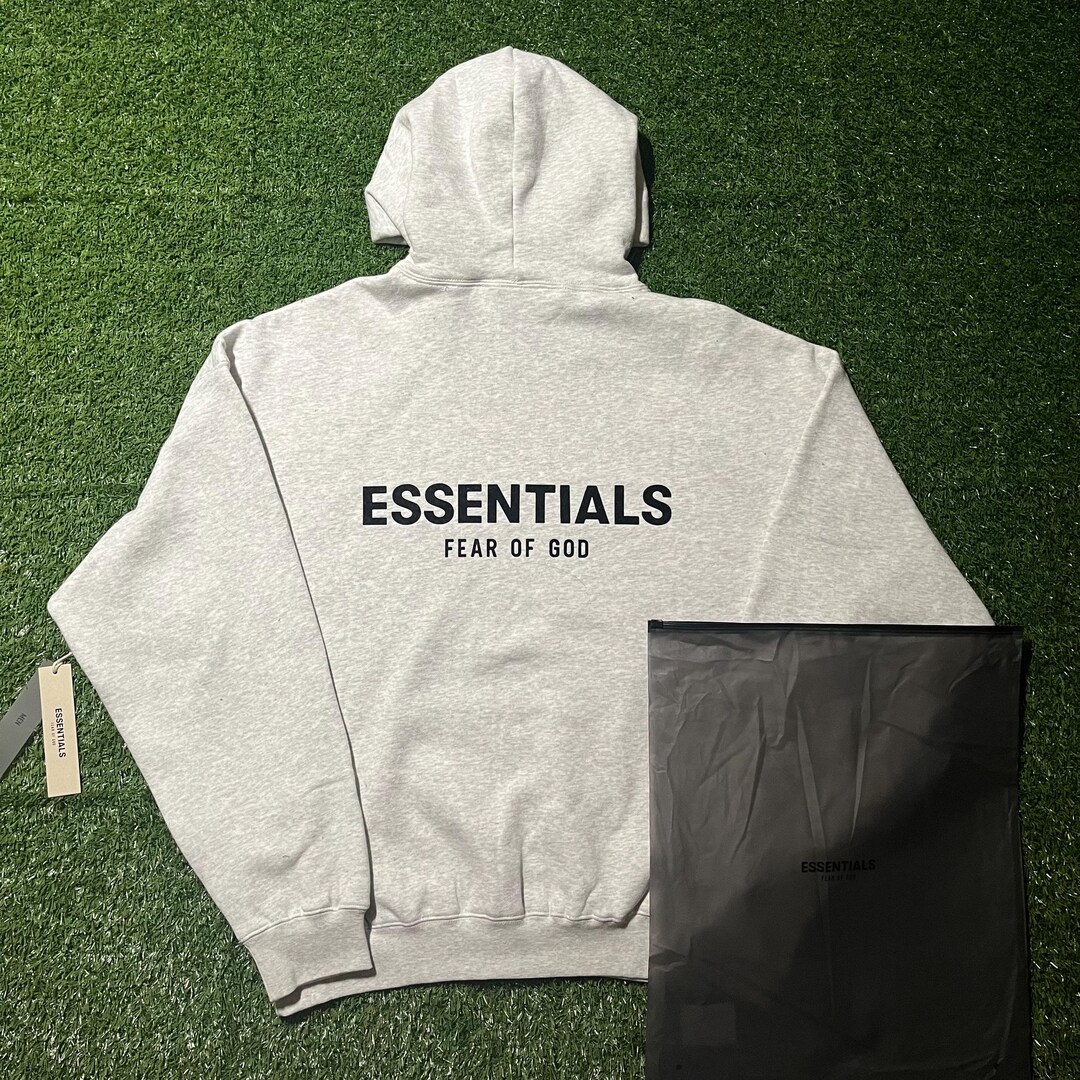 Essentials Hoodie SS22 Fear of God Light Oatmeal Unisex Oversized ...