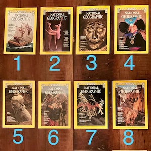 Variety of Vintage 1970s National Geographic Magazines - Pick Your Favorite!
