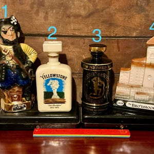Vintage Bourbon Decanters from the 1960-1980s - Pick Your Favorite!