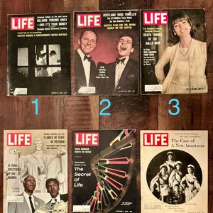 Verschiedene Vintage Sammlerzeitschriften aus den 1960er Jahren - Wählen Sie Ihren Favoriten!