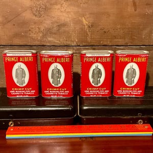Collectible Prince Albert Tobacco Tin Canisters - Buy More And Save!