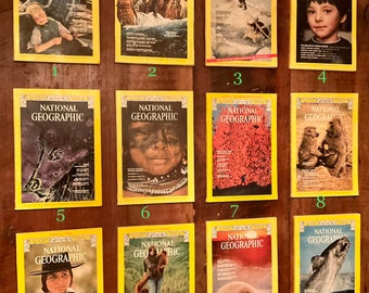 Variety of 28 Vintage 1970s National Geographic Magazines - Pick Your Favorite!