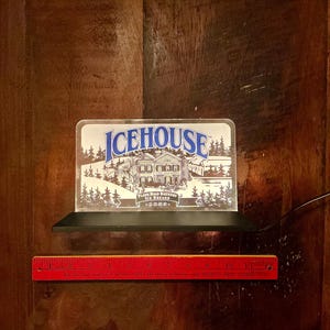 Vintage Icehouse Beer Lighted Bar Sign