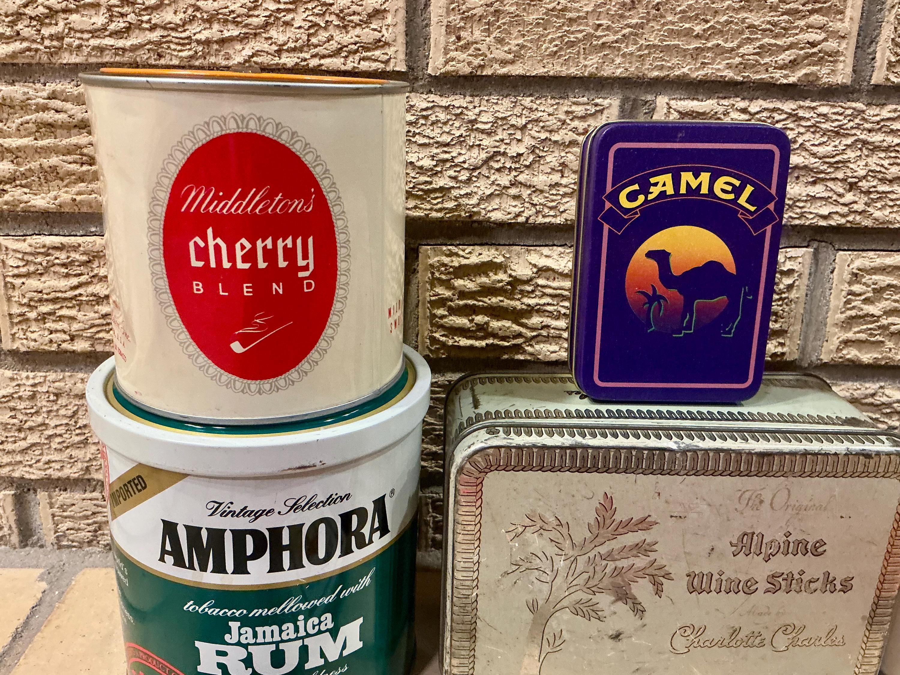best tobacco tins Collectible Tobacco Tin Canisters - Pick Your Favorite!