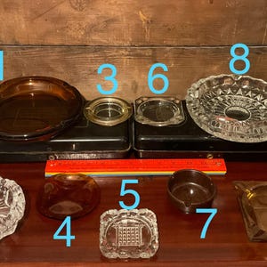 Vintage Mid Century Modern Ashtrays- Pick Your Favorite!