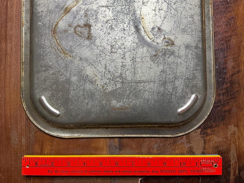 Johnnie Walker Red Label Scotch Metal Advertising Tray - Rare Find! image 10