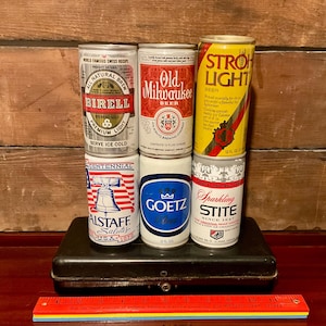 Lot of 6 Vintage Collectible Beer Cans - One Price For All!