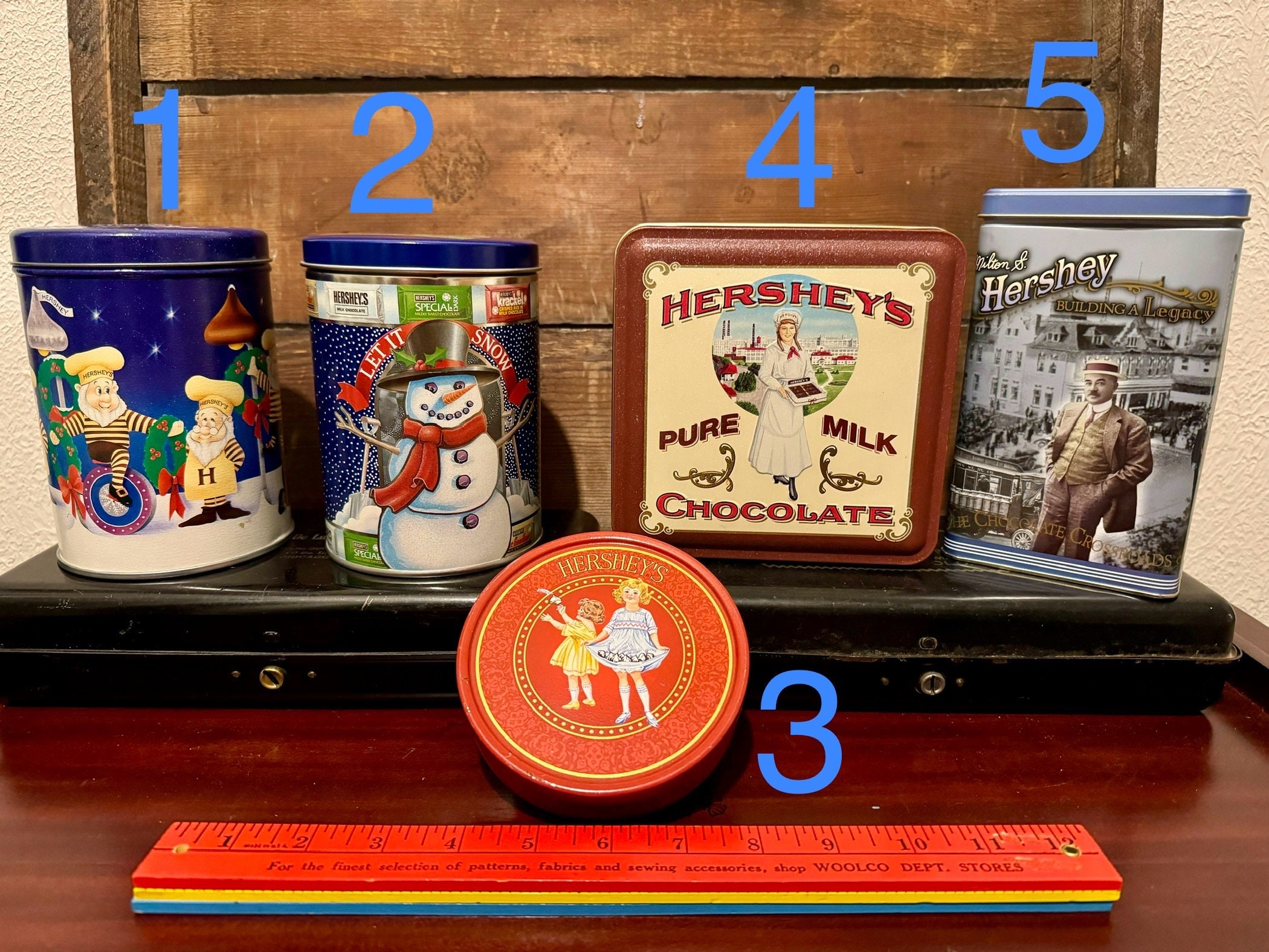Vintage Hershey Tins - Etsy