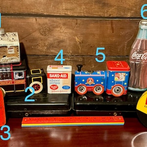 Vintage Collectible Tin Canisters- Large-Pick Your Favorite!