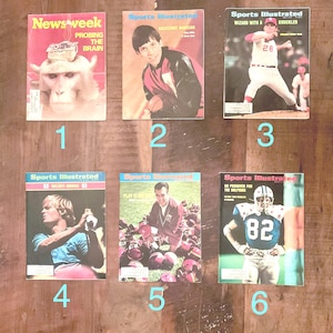 Variety of Vintage 1970s Sports Illustrated Magazines - Pick Your Favorite!