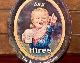 Large NOS 1950's Richardson Root Beer Soda Barrel Shaped Cooler