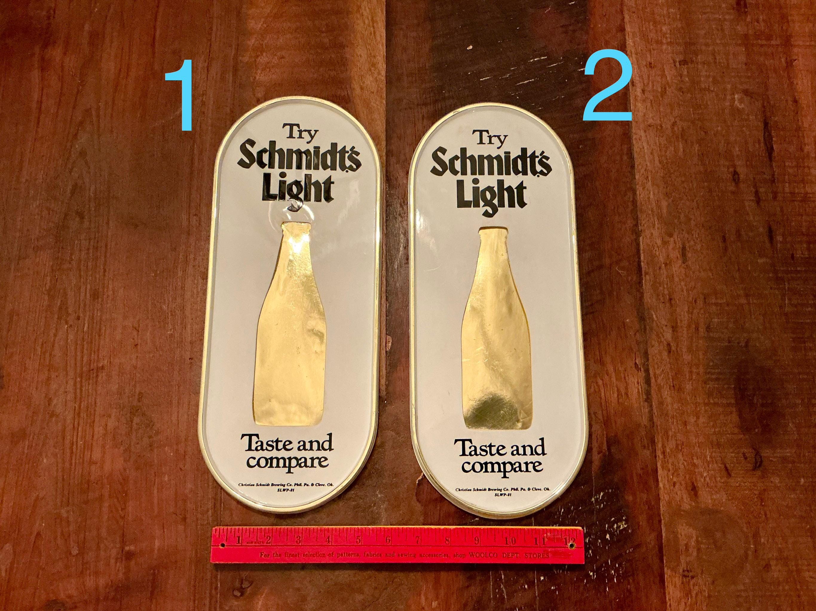 Schmidt Lighted Beer Sign - Etsy
