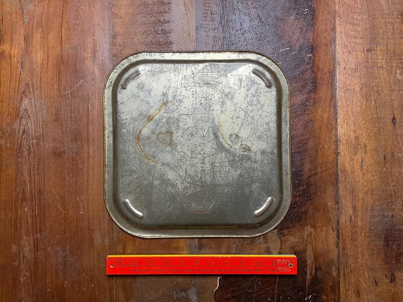 Johnnie Walker Red Label Scotch Metal Advertising Tray - Rare Find! image 8