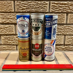 ビンテージ コレクター向けビール缶 6 個セット - すべて一律価格