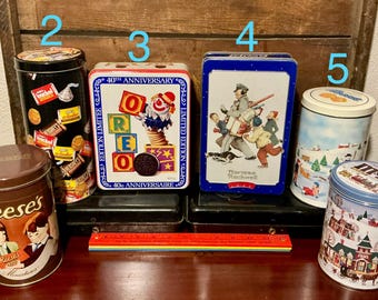 Vintage Smith Kendon Mixed Fruit Travel Sweets Hard Candies Tin