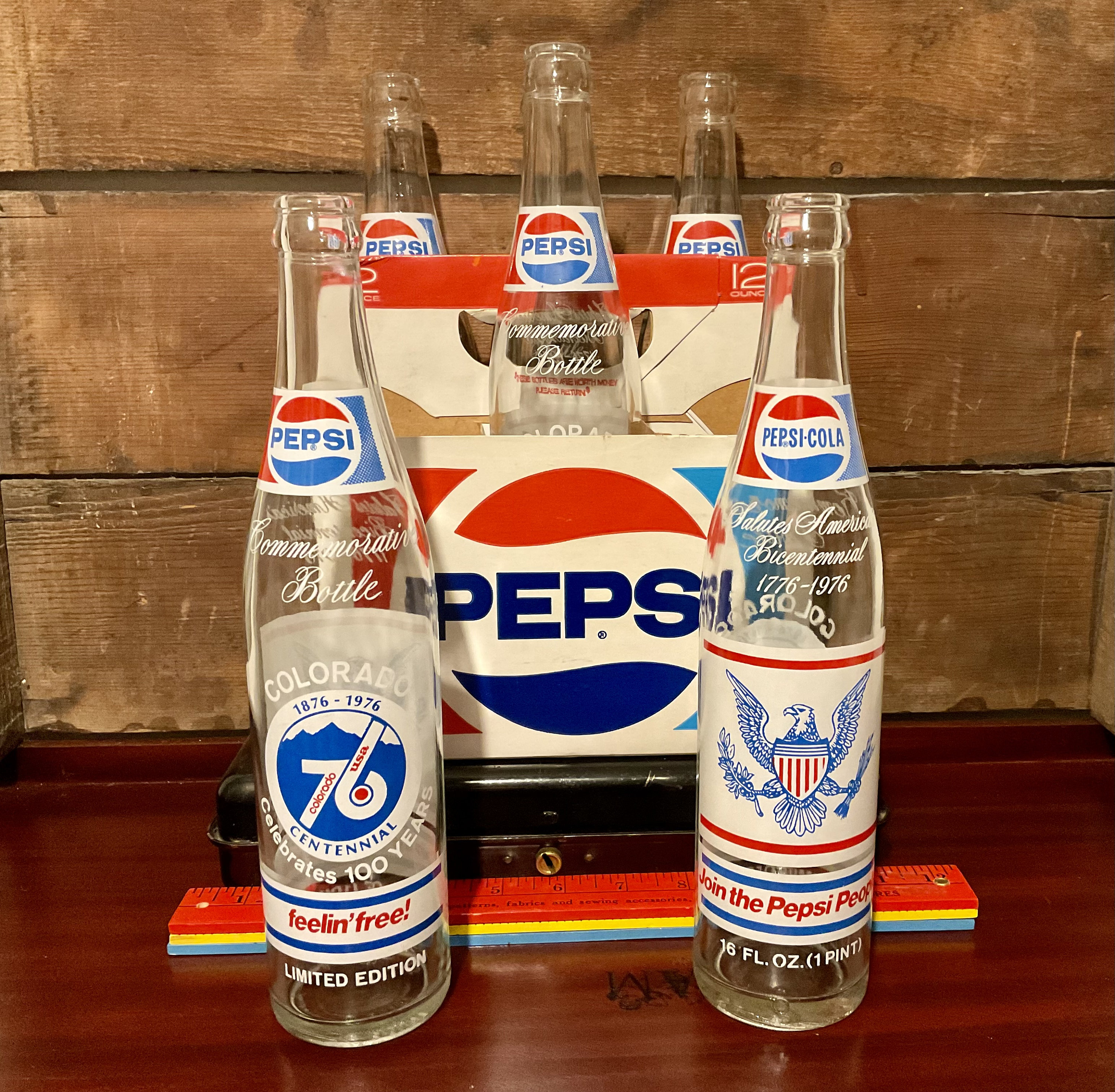 【Vintage】PEPSI COLA ストロー ディスペンサー ガラスケース Vintage Pepsi-Cola 5 Cents Glass Straw Holder Dispenser