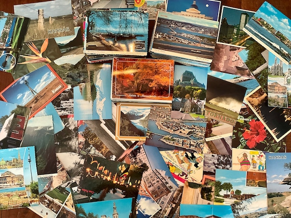 Album De 80 Cartes Postales Anciennes 1905-1945 - Collection Europe Et Monde, Occasion