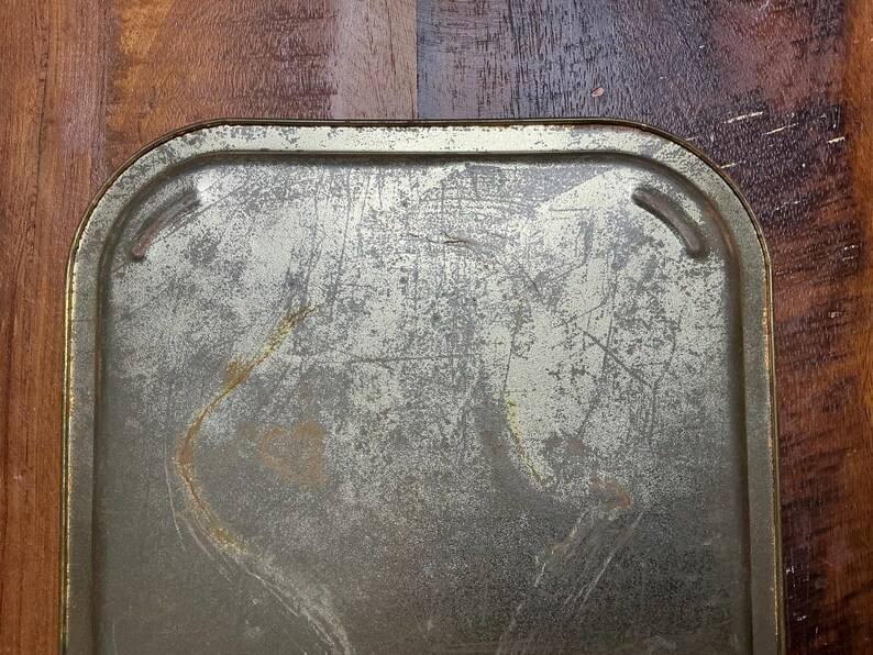Johnnie Walker Red Label Scotch Metal Advertising Tray - Rare Find! image 9