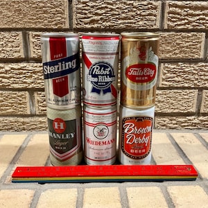 ビンテージ　ビール缶　セット ビンテージ コレクター向けビール缶 6 個セット - すべて一律価格