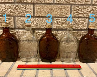 Vintage 1976 Bicentennial Log Cabin Syrup Advertising Bottles - Pick Your Favorite!